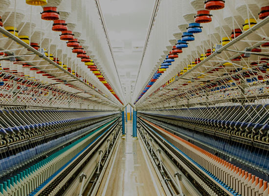 Оборудование на производстве денима Kaihara